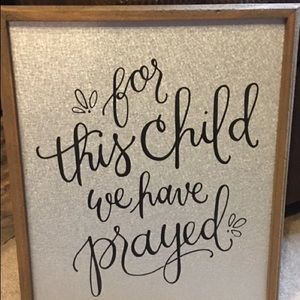 Nursery sign